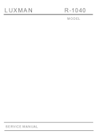 Luxman R-1040-Service-Manual 